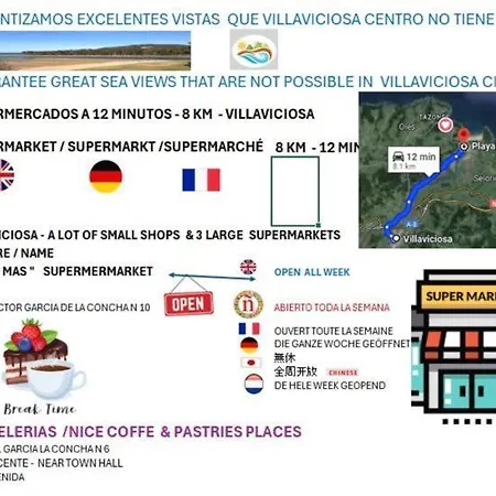 Lavilla Demaria Playa Beach2 Puntal Asturias *